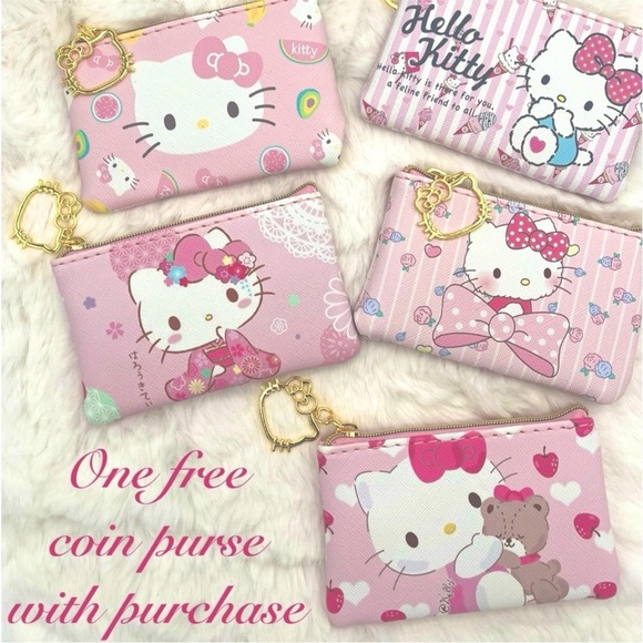 ⭐️  Hello Kitty Cosmetic Makeup Travel Carry On Hard Shell Bag  Case ⭐️ - Picture 7 of 7